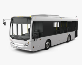 3D model of New Flyer MiDi bus 2016