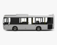 New Flyer MiDi bus 2016 3d model side view
