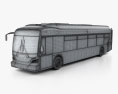 New Flyer Xcelsior bus 2016 3d model wire render