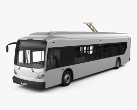 New Flyer Xcelsior Electric Bus 2016 Modelo 3d