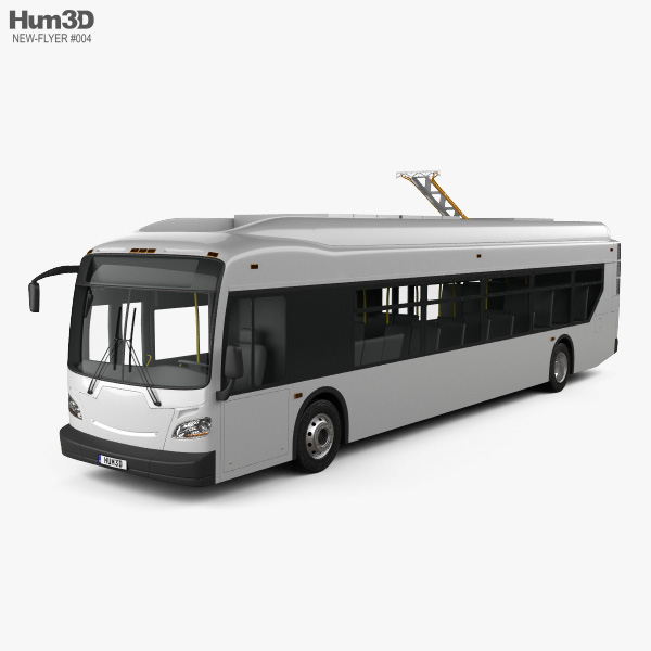 New Flyer Xcelsior Electric Bus 2016 3D 모델 