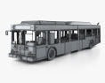 New Flyer DE40LF Bus with HQ interior 2008 3d model wire render