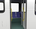 New Flyer DE40LF Bus with HQ interior 2008 3d model