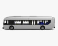 New-Flyer Xcelsior Bus with HQ interior 2016 3D-Modell Seitenansicht