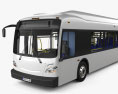 New-Flyer Xcelsior Bus with HQ interior 2016 Modelo 3D