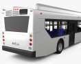 New-Flyer Xcelsior Bus with HQ interior 2016 Modello 3D