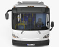 New-Flyer Xcelsior Bus with HQ interior 2016 Modèle 3d vue frontale