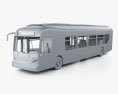 New-Flyer Xcelsior Bus with HQ interior 2016 3D модель clay render
