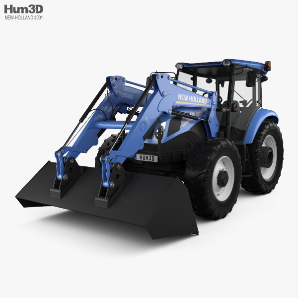 New Holland TD5 Loader Tractor 2017 3D model