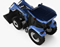 New Holland TD5 Loader Tractor 2017 3d model top view