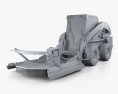 New Holland L225 Skid Steer Brush Cutter 2017 3D модель clay render
