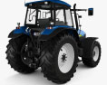 New Holland TM 140 2019 3D 모델  back view