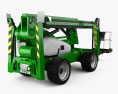 Articulated Boom Lift 3d model back view