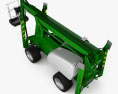 Articulated Boom Lift 3d model top view