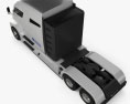 Nikola One Camion Trattore 2015 Modello 3D vista dall'alto