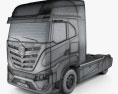 Nikola TRE Camion Tracteur 2020 Modèle 3d wire render