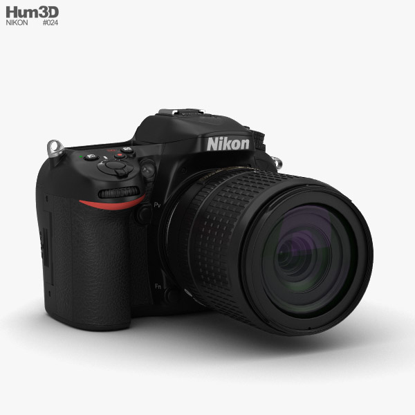 Nikon D7100 3D model
