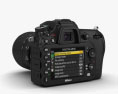 Nikon D7100 3D 모델 