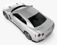 Nissan GT-R 2012 Modelo 3D vista superior