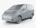 Nissan NV200 2010 3D 모델  clay render