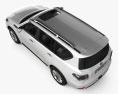 Nissan Patrol 2014 Modello 3D vista dall'alto