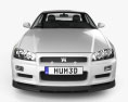 Nissan Skyline R34 GT-R coupe 1999 3d model front view