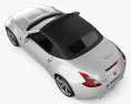 Nissan 370Z 雙座敞篷車 2012 3D模型 顶视图