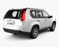 Nissan X-Trail 2013 3D 모델  back view