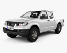 Nissan Frontier Crew Cab Short bed 2013 3D-Modell