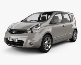 3D model of Nissan Note 2013