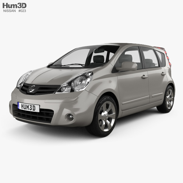 Nissan Note 2013 3D 모델 