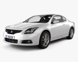 3D model of Nissan Altima coupe 2015