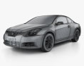 Nissan Altima coupe 2015 3d model wire render
