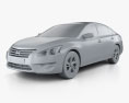Nissan Altima (Teana) 2016 3D模型 clay render