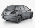 Nissan Tiida (C11) Fließheck 2012 3D-Modell
