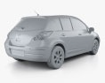 Nissan Tiida (C11) 掀背车 2012 3D模型