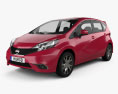 Nissan Note Dynamic 2016 3D-Modell