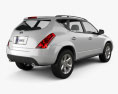 Nissan Murano (Z50) 2007 3D 모델  back view