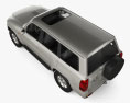 Nissan Patrol (Y61) 2007 3D модель top view