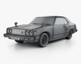 Nissan Skyline (C210) GT Coupe 2000 3D模型 wire render