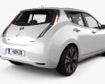 Nissan Leaf 2016 3D 모델 