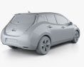 Nissan Leaf 2016 Modelo 3D