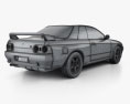 Nissan Skyline (R32) GT-R coupe 1991 3d model