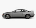 Nissan Skyline (R32) GT-R coupe 1991 3d model side view