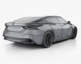 Nissan Sport 세단 인테리어 가 있는 2014 3D 모델 