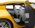 Nissan Sport 세단 인테리어 가 있는 2014 3D 모델 