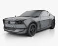 Nissan IDx Freeflow 2017 3D模型 wire render