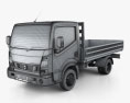 Nissan NT400 Dropside Truck 2017 3d model wire render