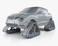 Nissan Juke Nismo RSnow 2015 3d model clay render