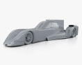 Nissan ZEOD RC 2014 3Dモデル clay render